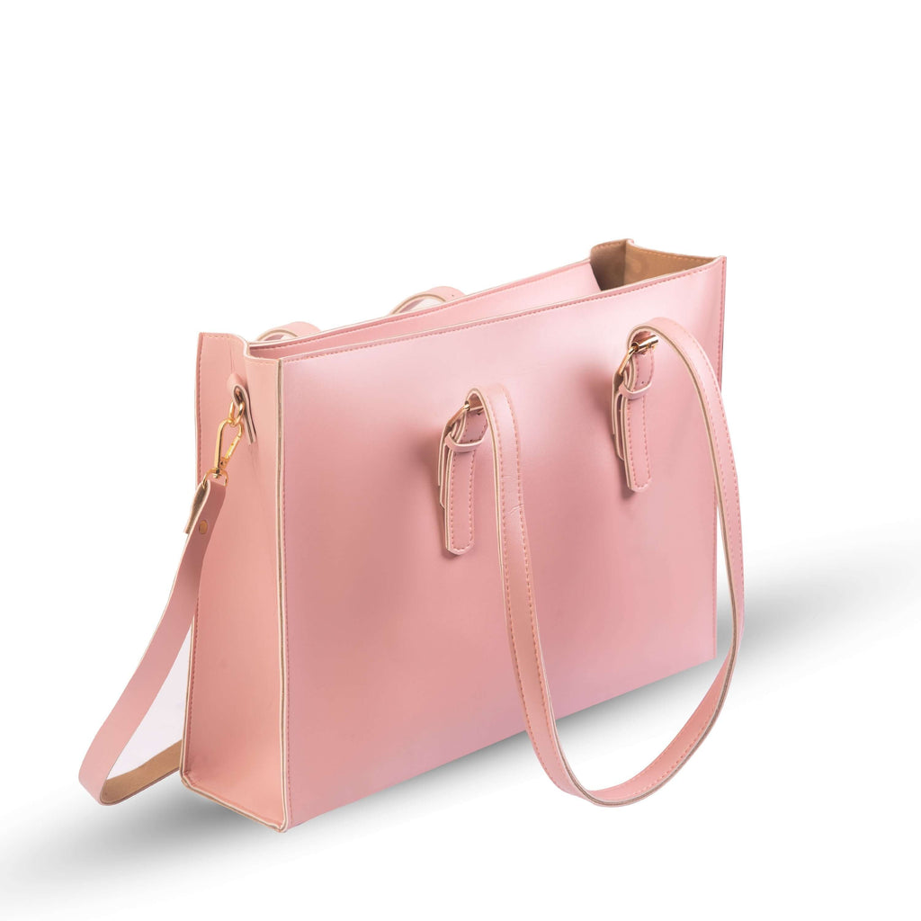 Blossom 3 Pcs Pink women's tote bag in pink by Bag X