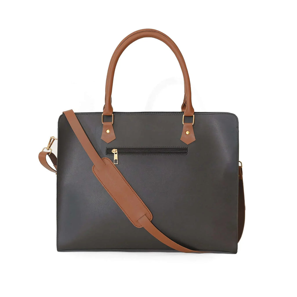 Craze Black women's laptop & office bag in black by Bag X