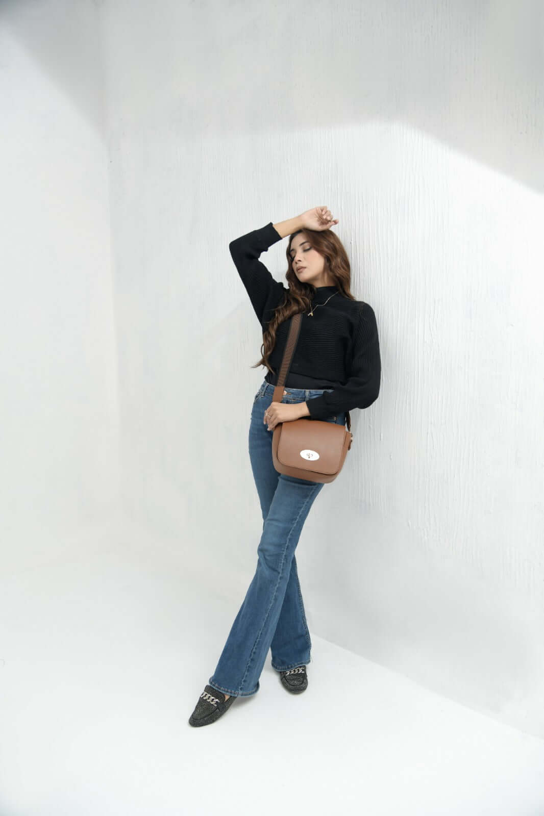Xside Brown women's handbag in brown by Bag X