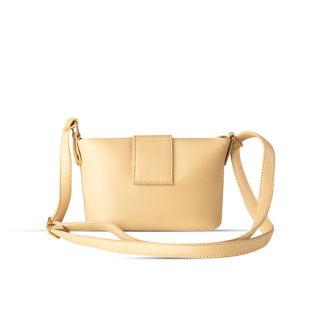 Bolt Beige women's crossbody bag in beige by Bag X