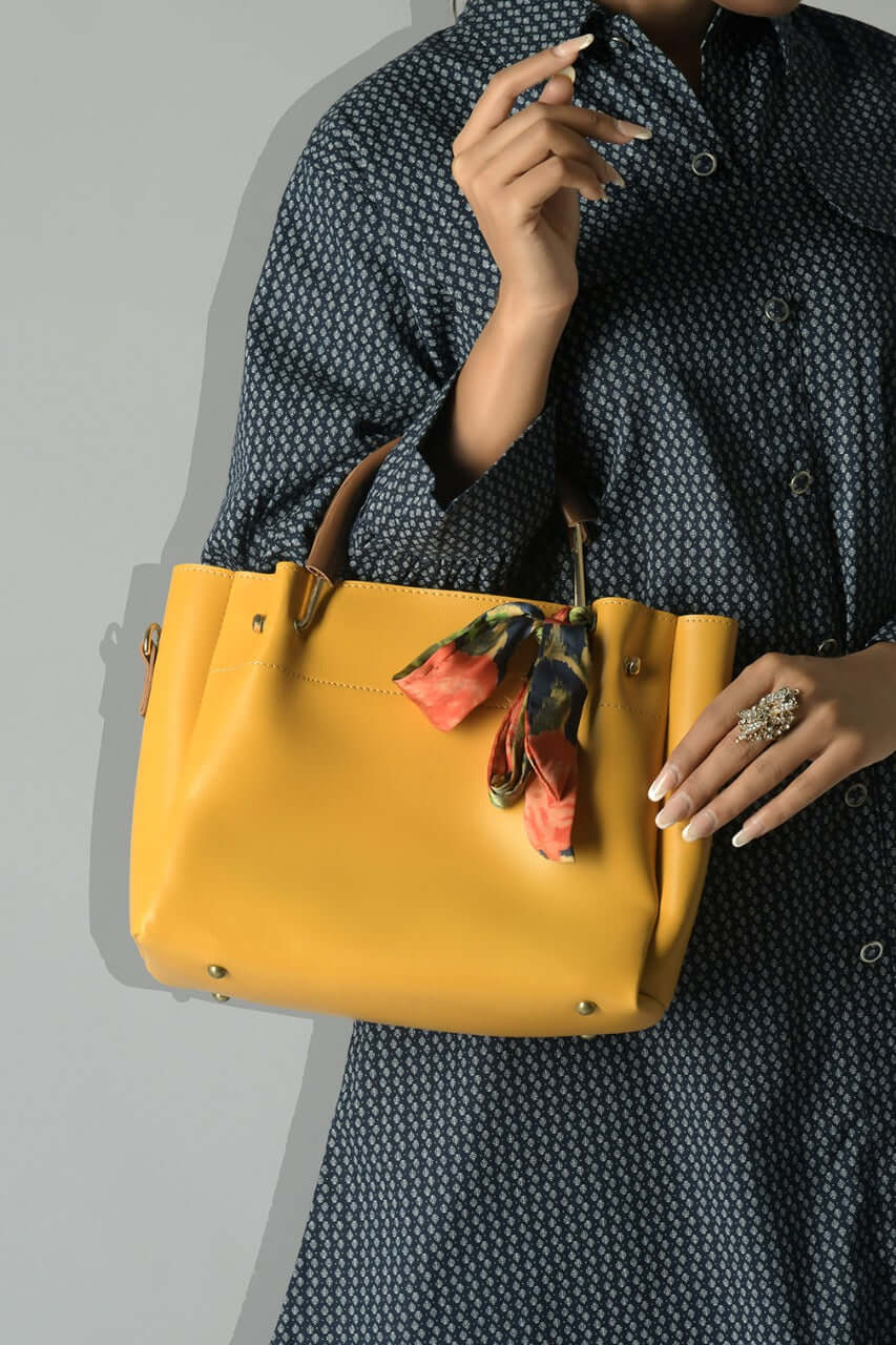 Moscow Yellow women's handbag in yellow by Bag X