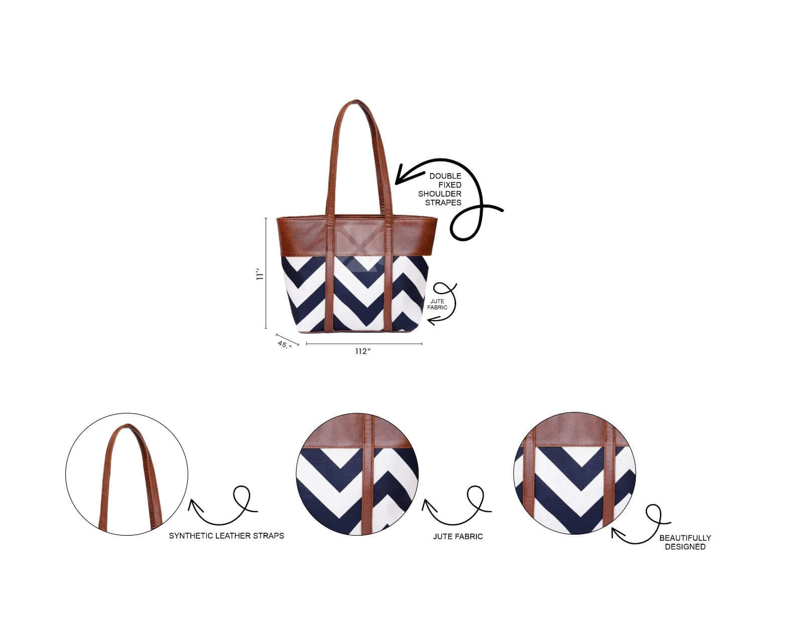 Canberra Brown / Black women's handbag in black by Bag X