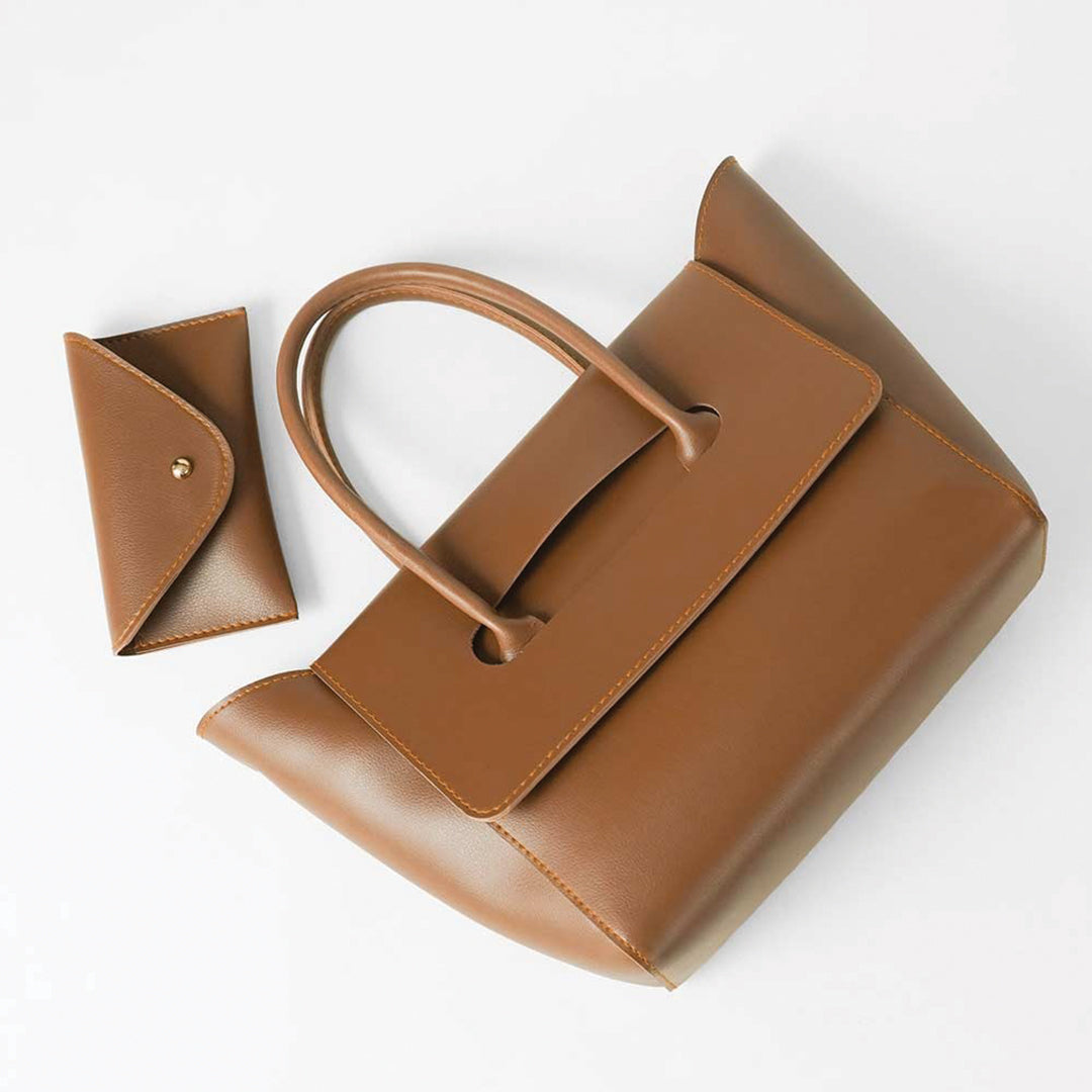 Amara Brown women's wallet & clutch in brown by Bag X