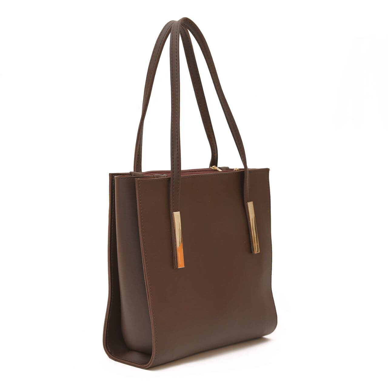 Canva Brown women's tote bag in brown by Bag X