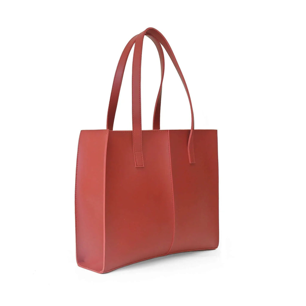 Everyday Maroon women's tote bag in maroon by Bag X