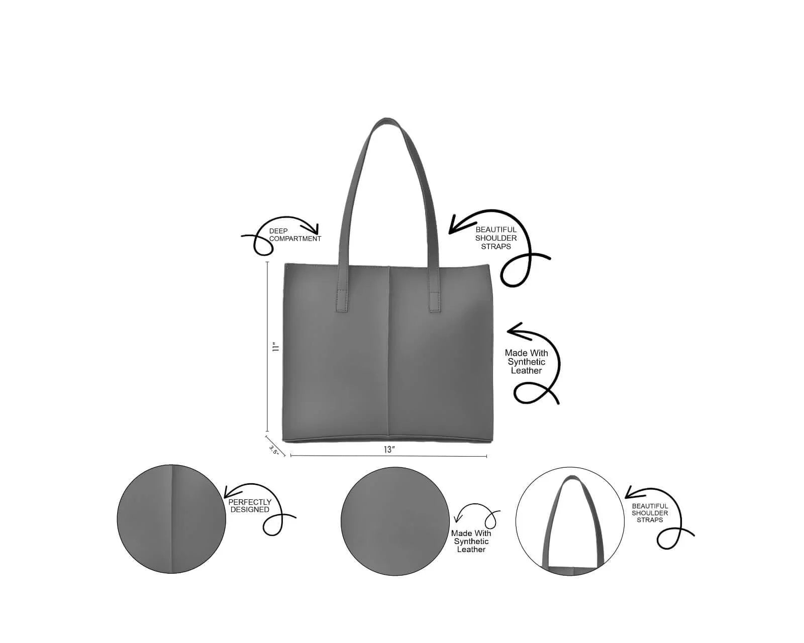 Everyday Maroon women's tote bag in maroon by Bag X
