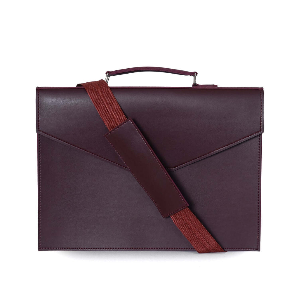 Brooks Maroon women's laptop & office bag in maroon by Bag X
