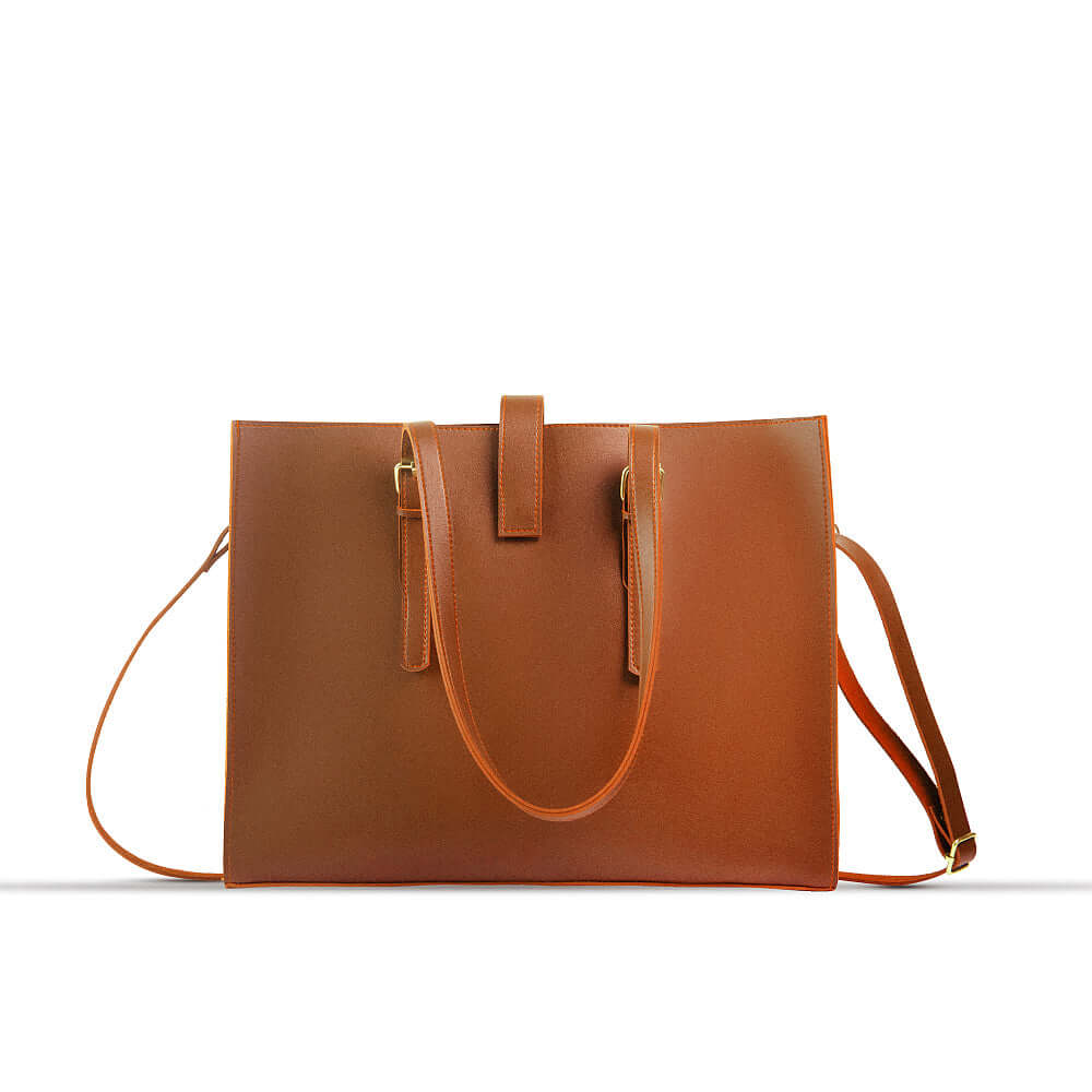 Blossom 3 Pcs Brown women's tote bag in brown by Bag X
