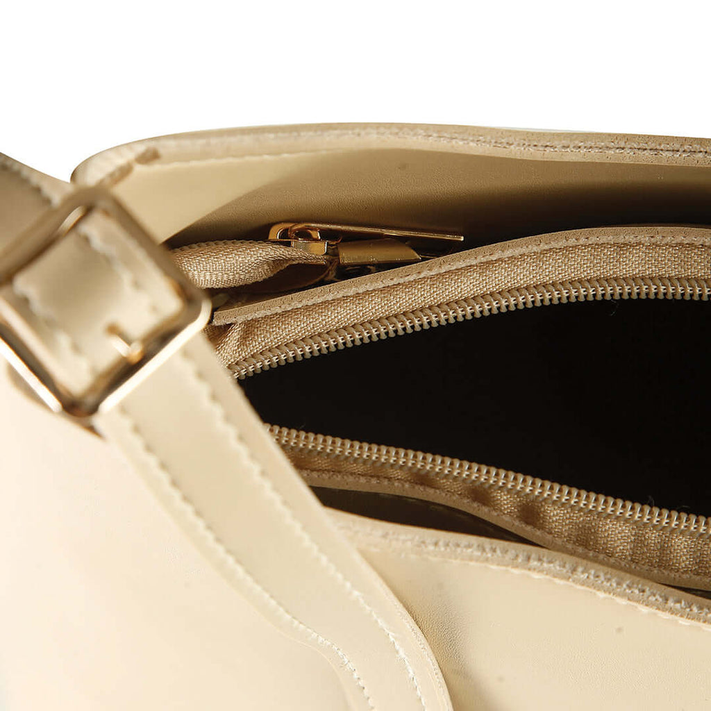 Monica Beige women's tote bag in beige by Bag X
