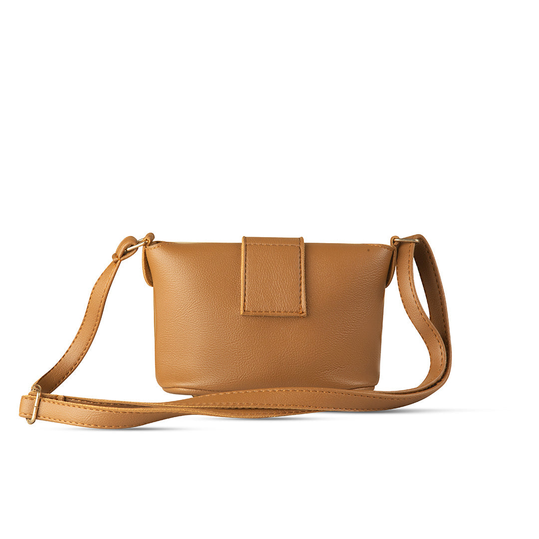 Bolt Brown women's crossbody bag in brown by Bag X
