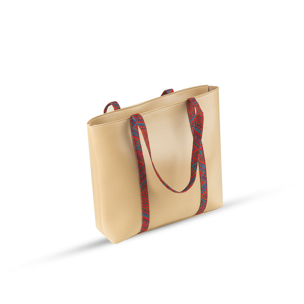 Tango Beige women's tote bag in beige by Bag X