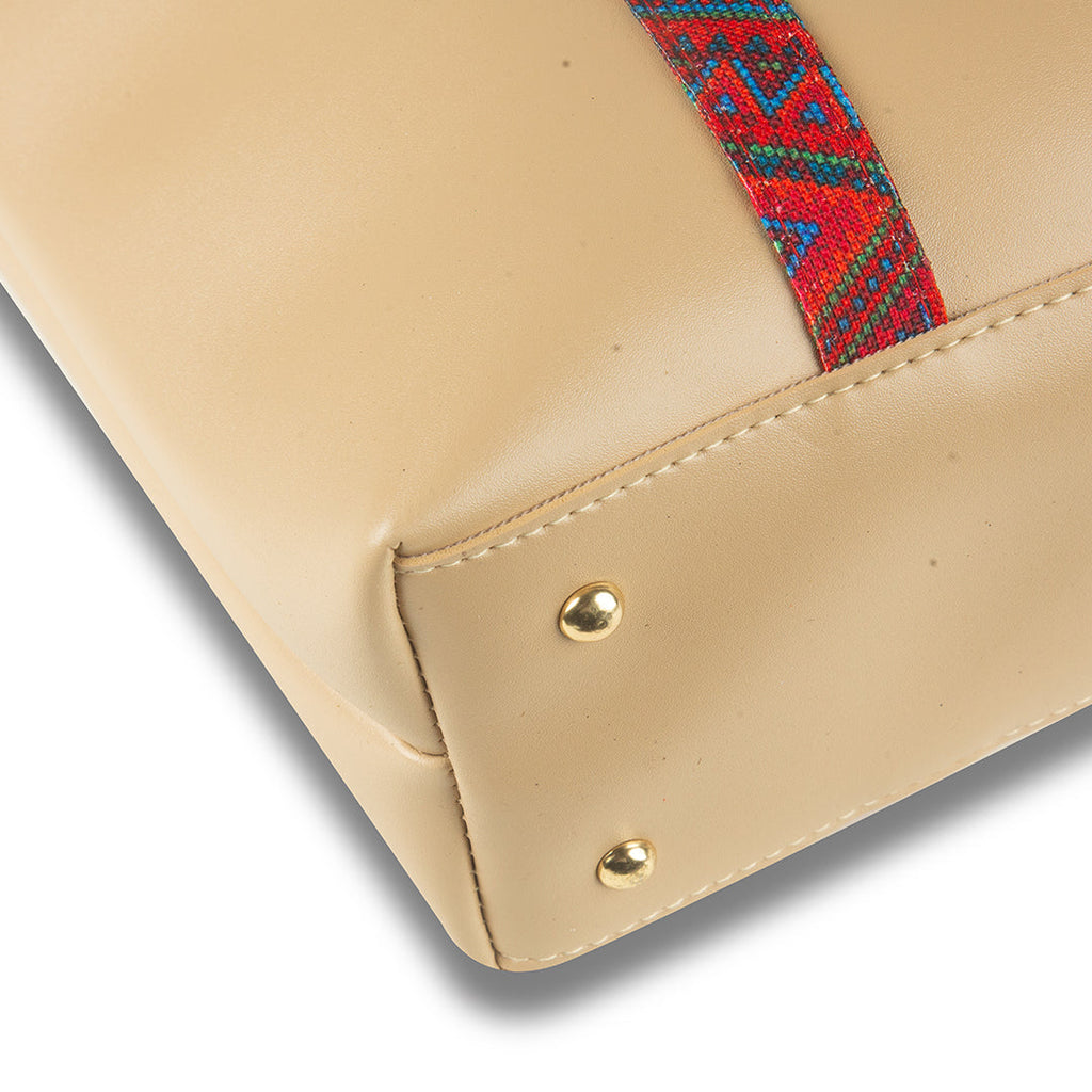 Tango Beige women's tote bag in beige by Bag X