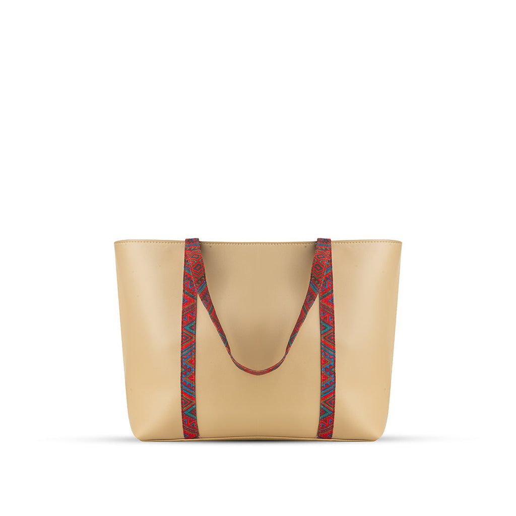 Tango Beige women's tote bag in beige by Bag X