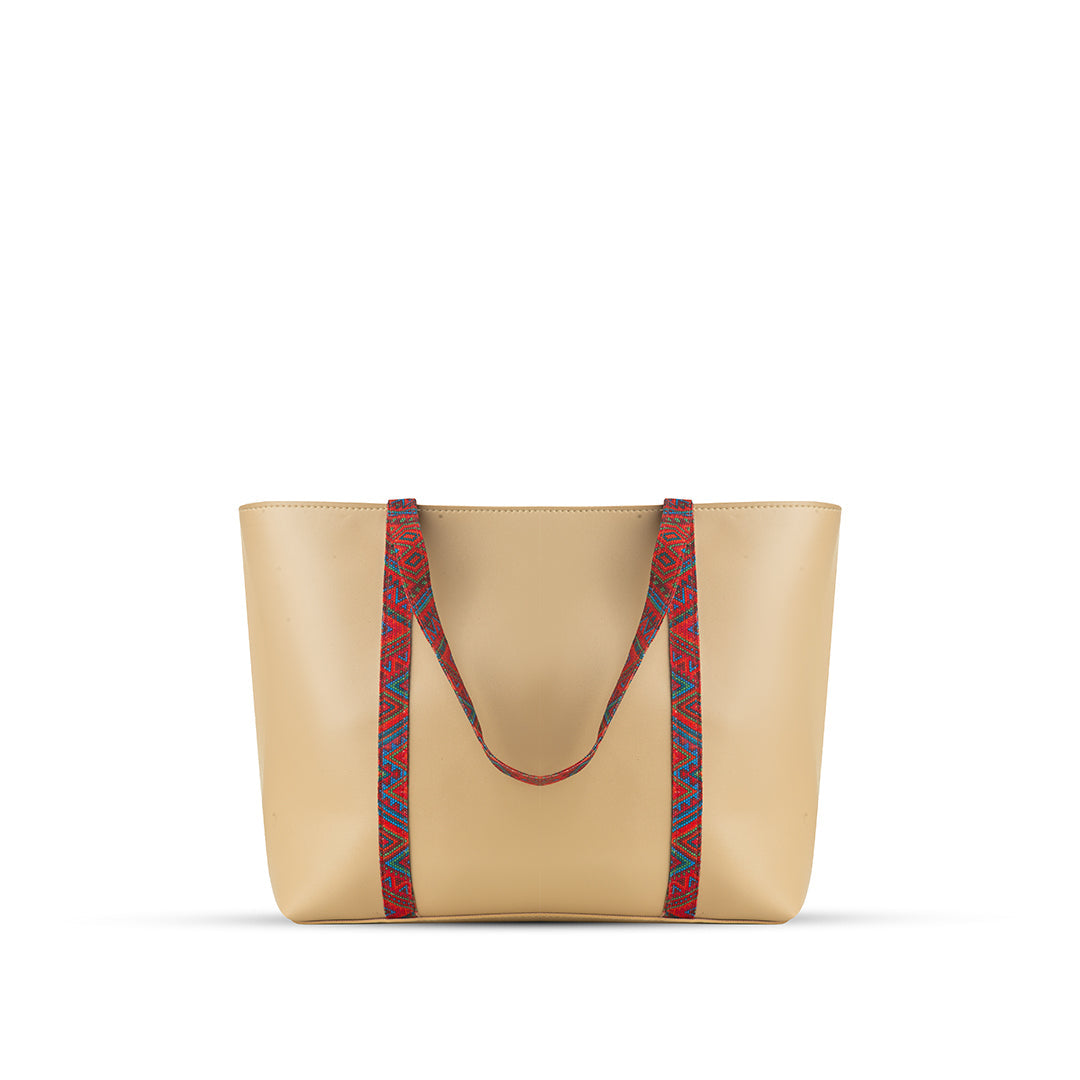 Tango Beige women's tote bag in beige by Bag X