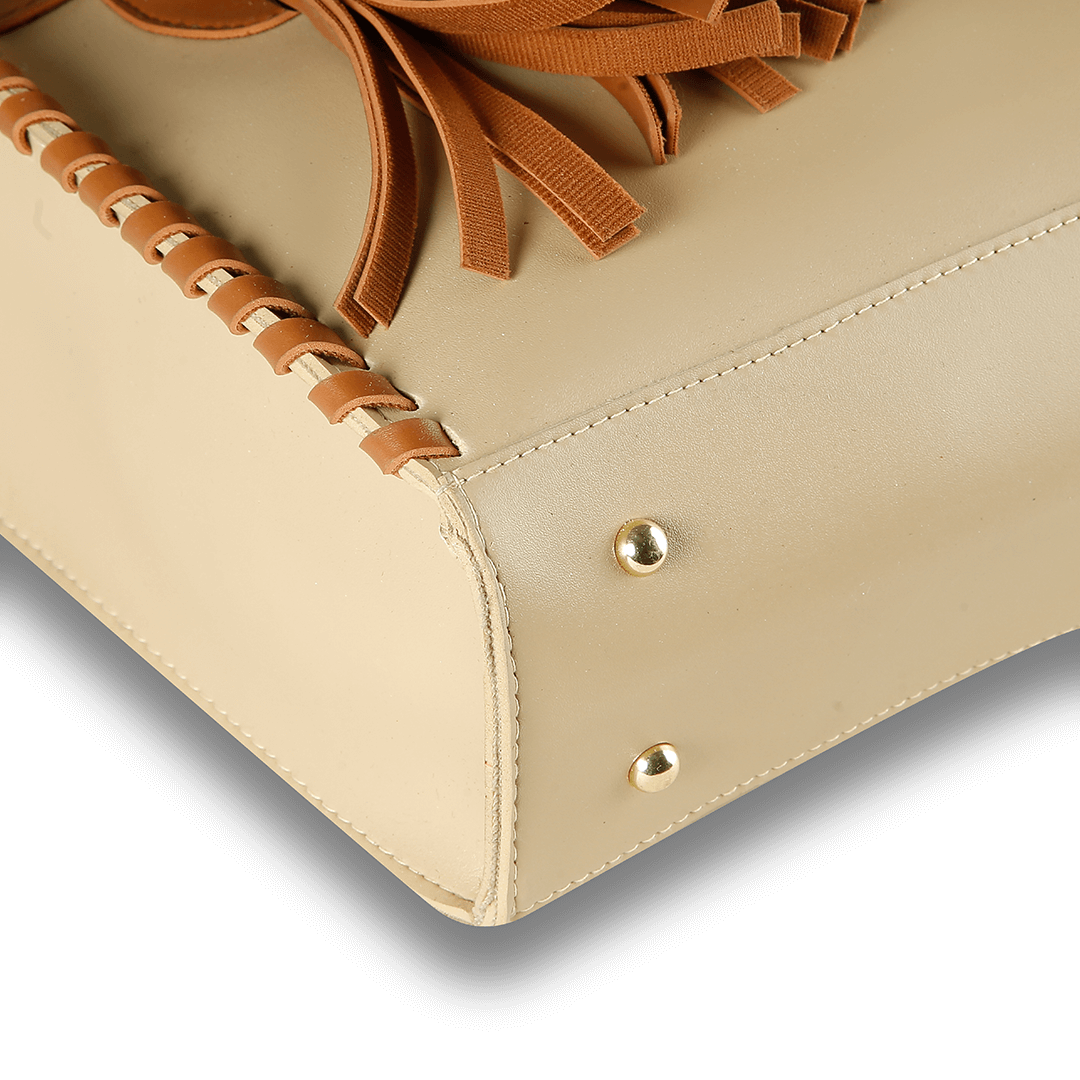 Mingle Beige / Brown women's handbag in brown by Bag X