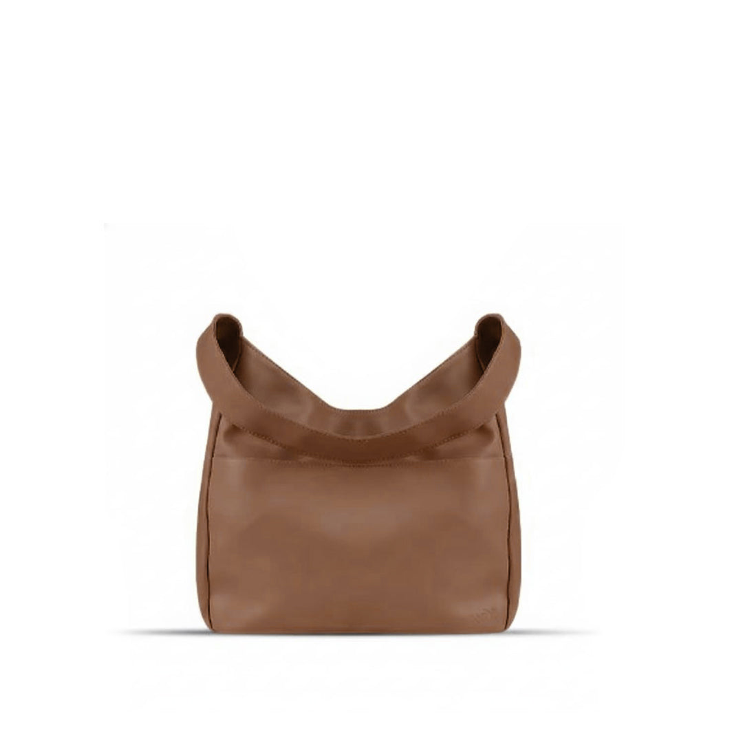 Lorene Brown women's shoulder bag in brown by Bag X