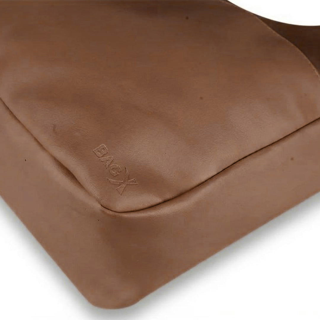 Lorene Brown women's shoulder bag in brown by Bag X
