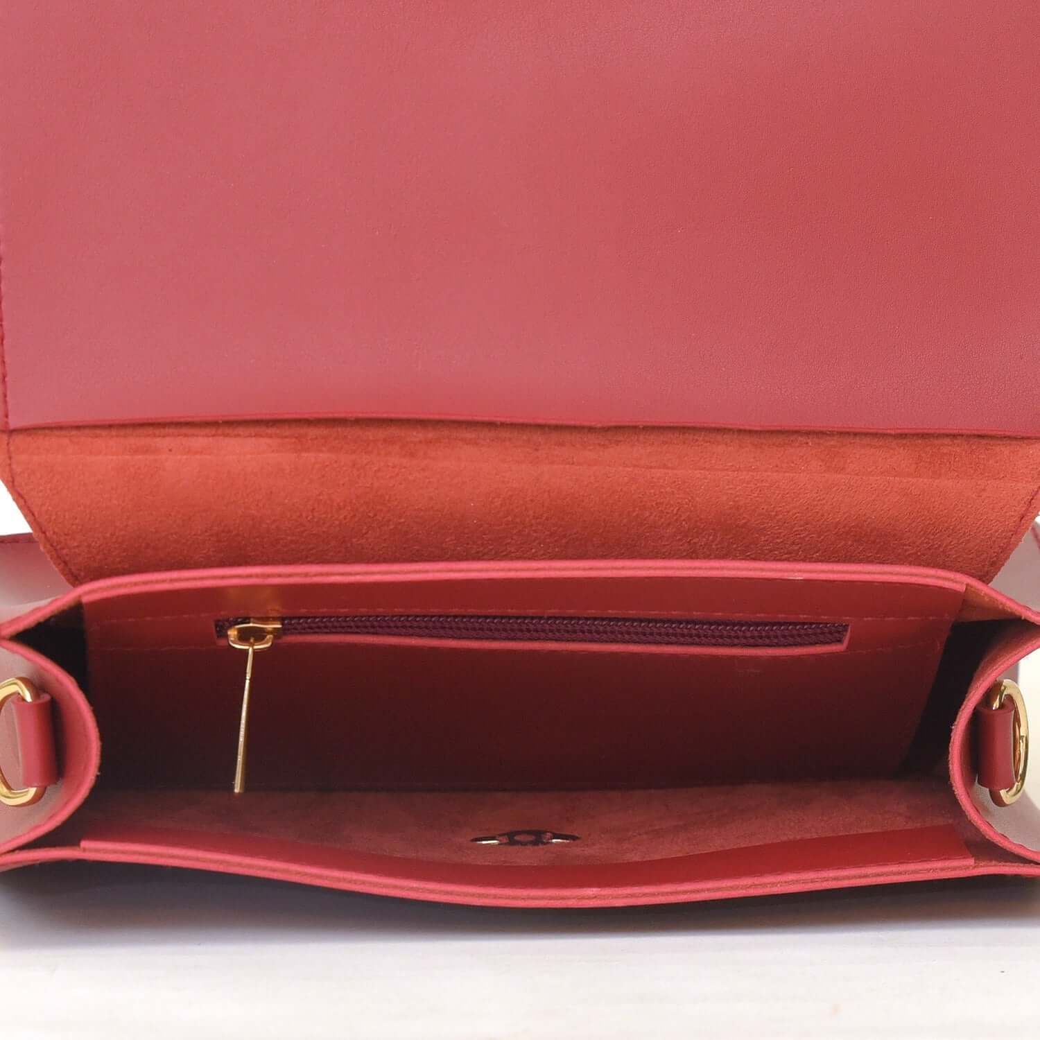 Cross Maroon women's handbag in maroon by Bag X