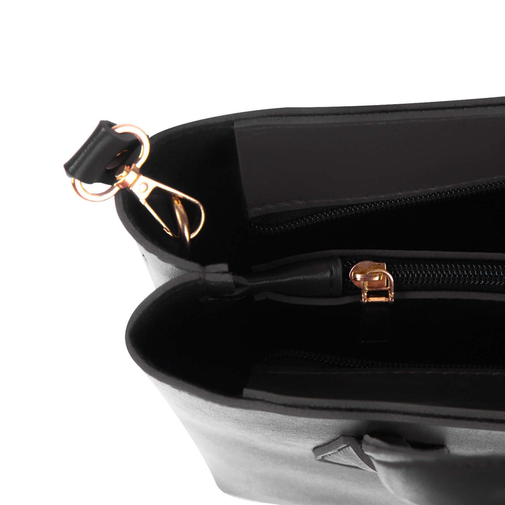 Dove Black women's handbag in black by Bag X