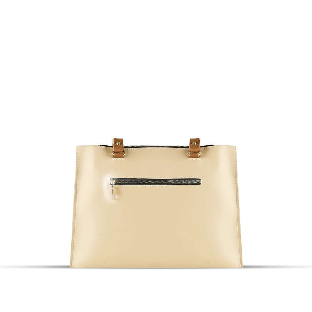 Arya Beige women's shoulder bag in beige by Bag X