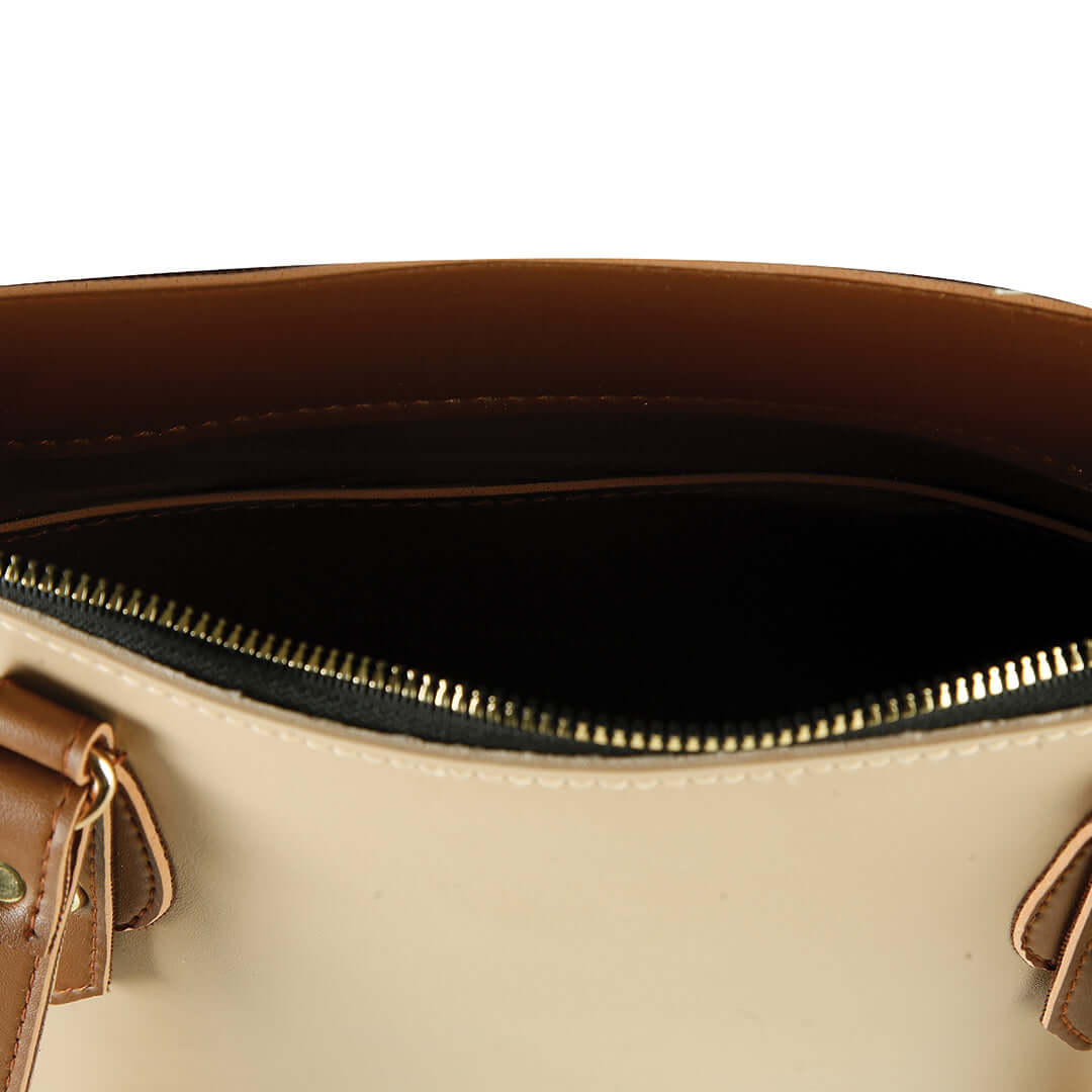 Arya Beige women's shoulder bag in beige by Bag X