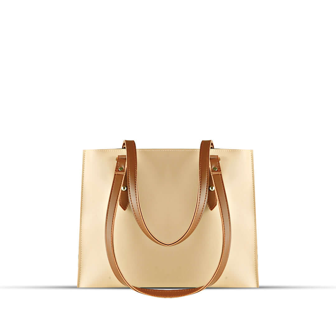 Arya Beige women's shoulder bag in beige by Bag X