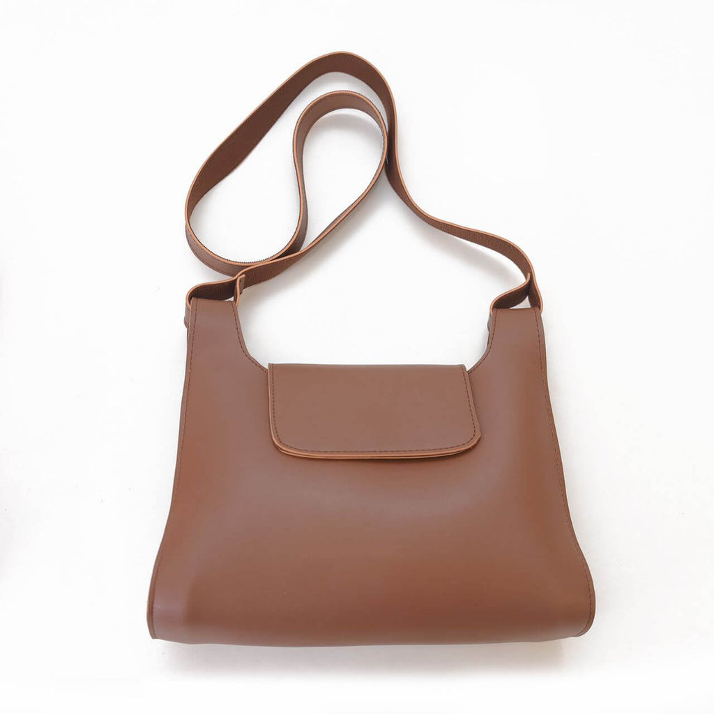 Joy Brown women's crossbody bag in brown by Bag X