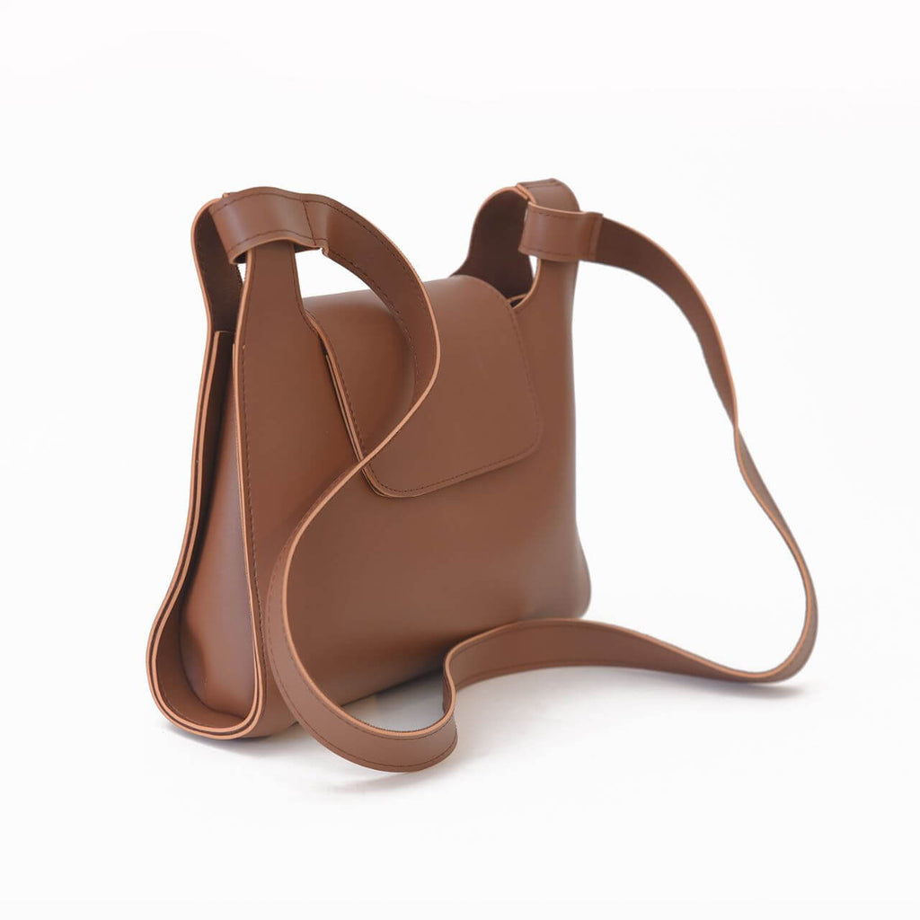 Joy Brown women's crossbody bag in brown by Bag X