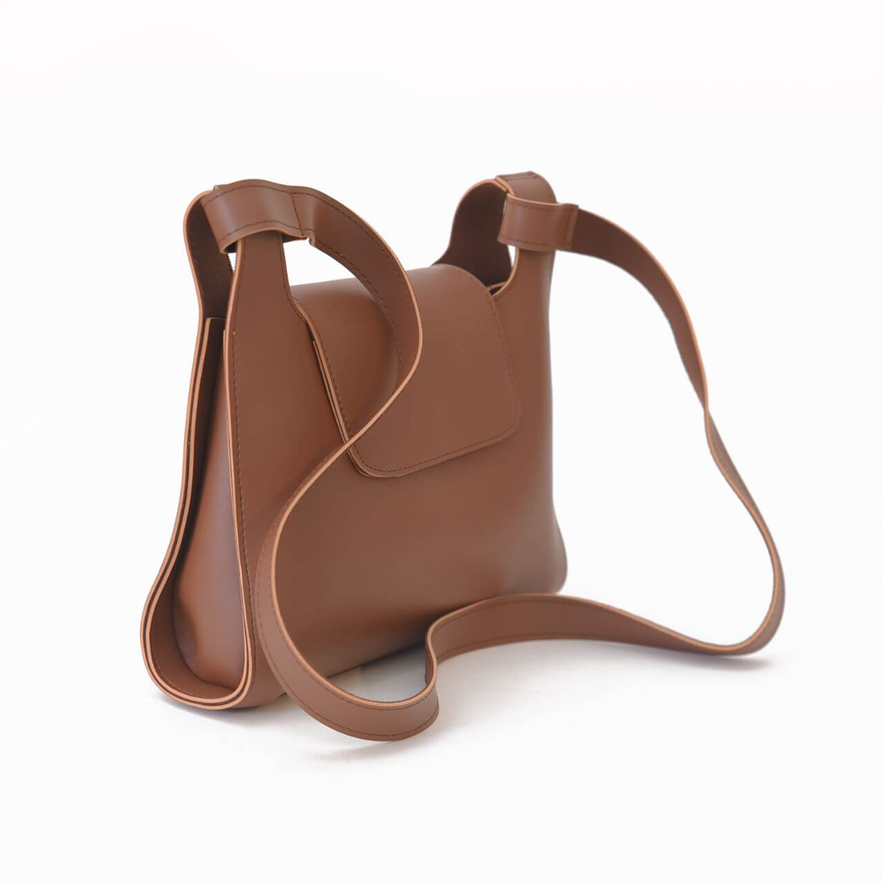 Joy Brown women's crossbody bag in brown by Bag X