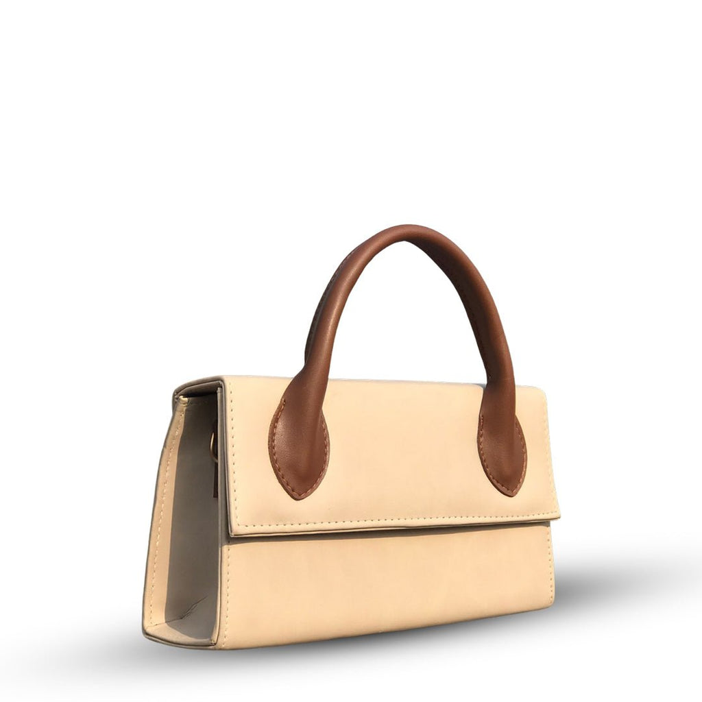 Julia Beige women's shoulder bag in beige by Bag X
