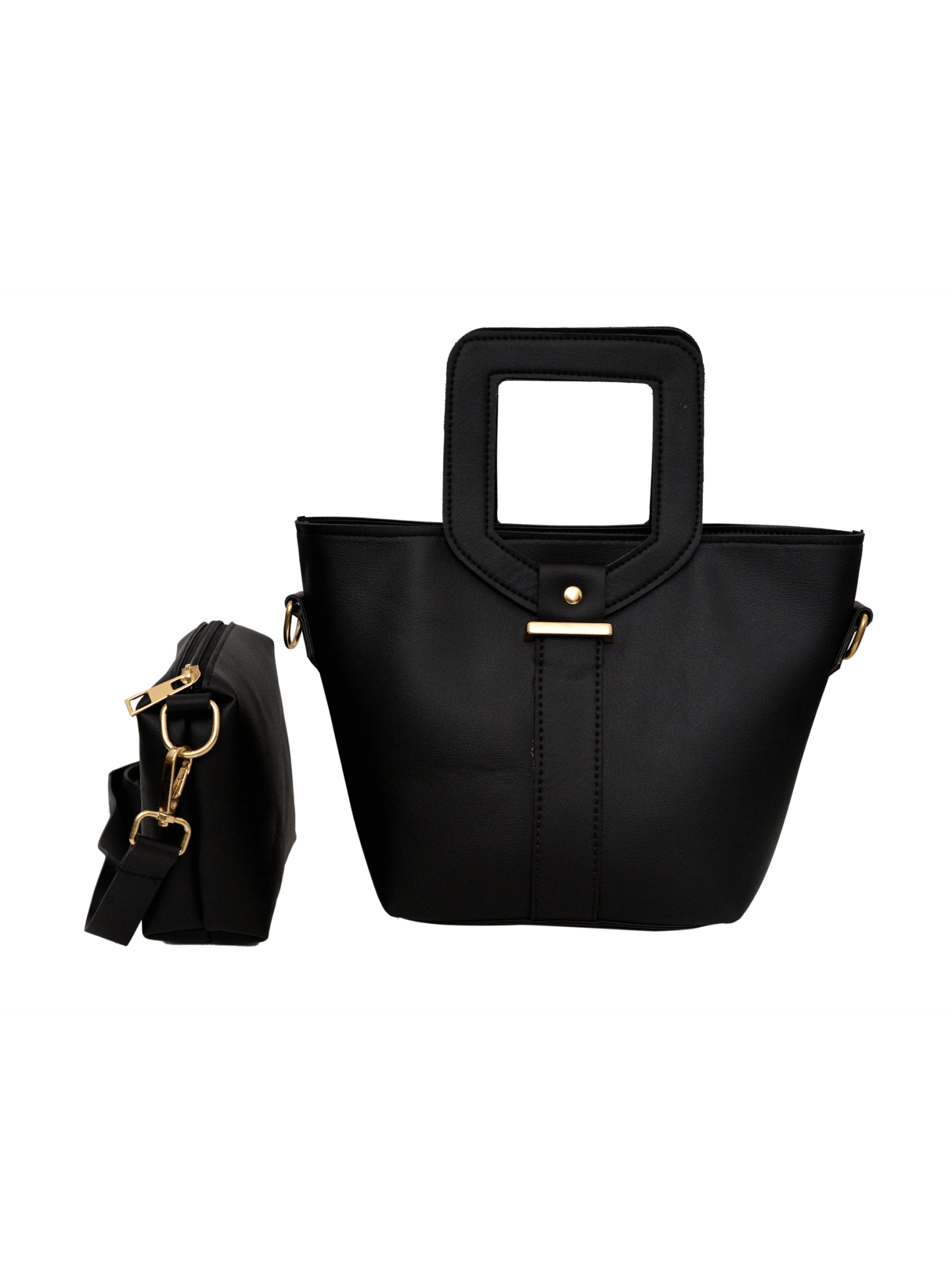 Voyage Black women's shoulder bag in black by Bag X