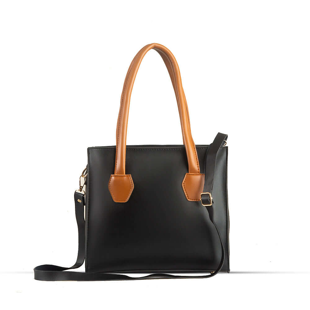 Mingle Black women's handbag in black by Bag X