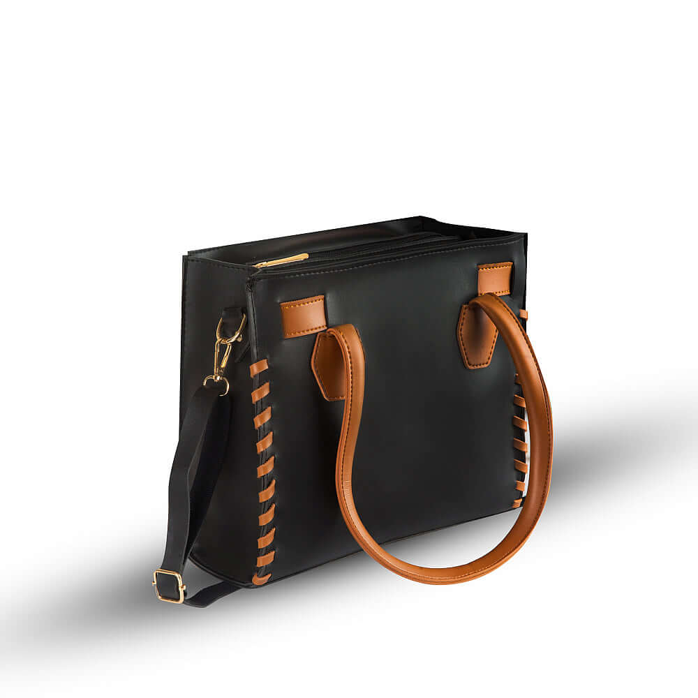 Mingle Black women's handbag in black by Bag X