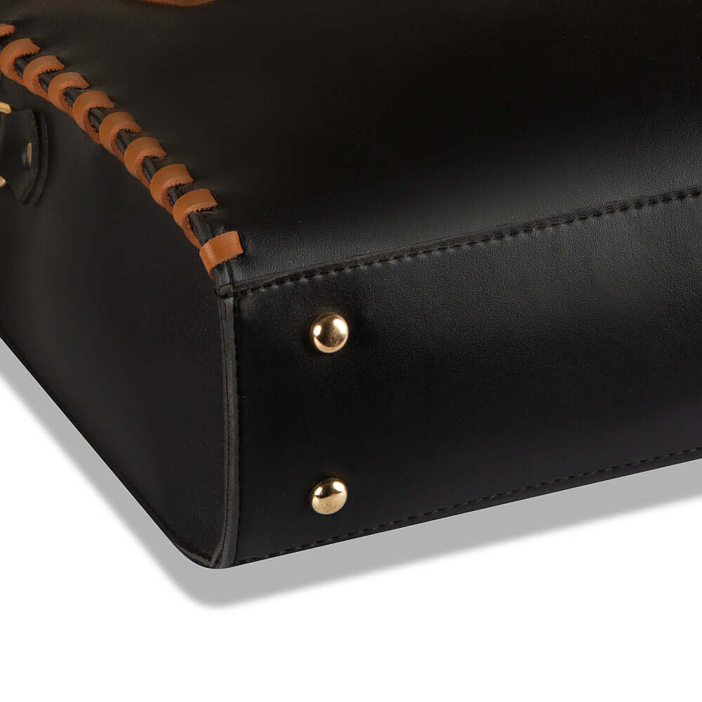 Mingle Black women's handbag in black by Bag X