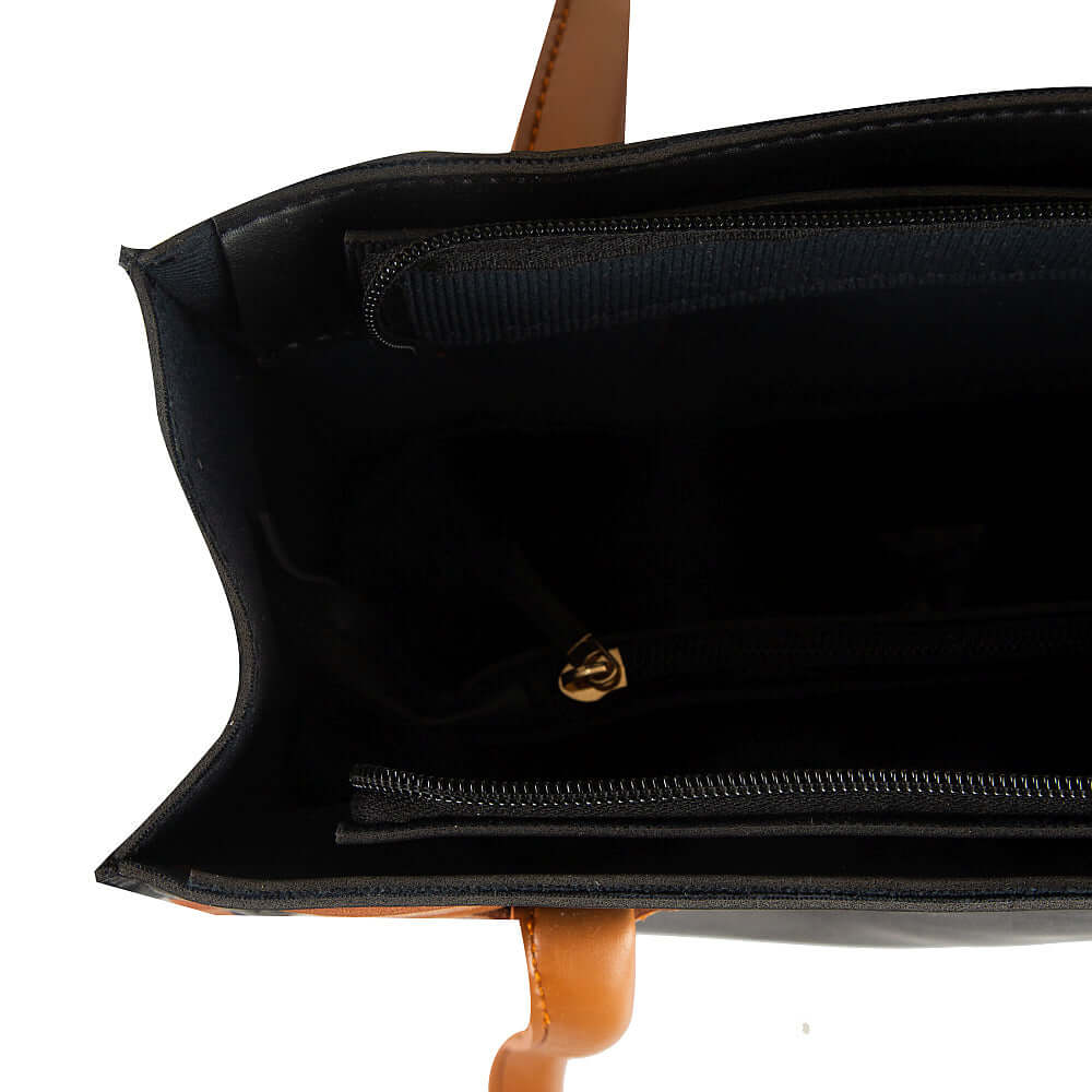 Mingle Black women's handbag in black by Bag X