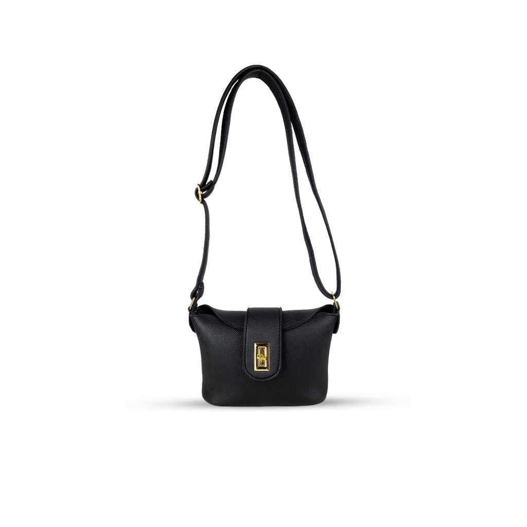Bolt Black women's crossbody bag in black by Bag X