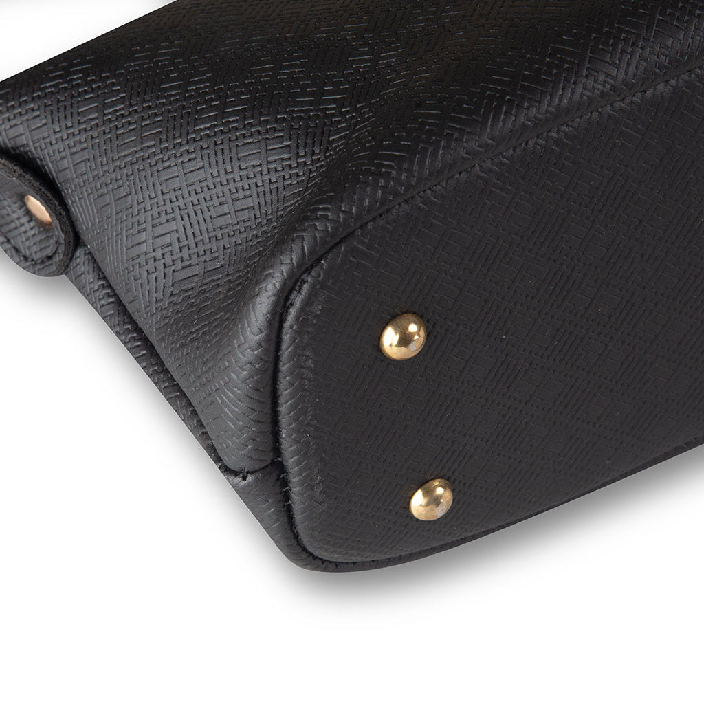 Bolt Black women's crossbody bag in black by Bag X