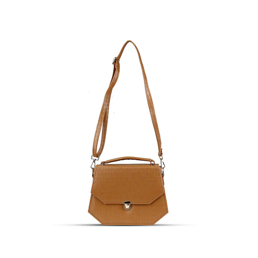 Hexa Brown women's handbag in brown by Bag X