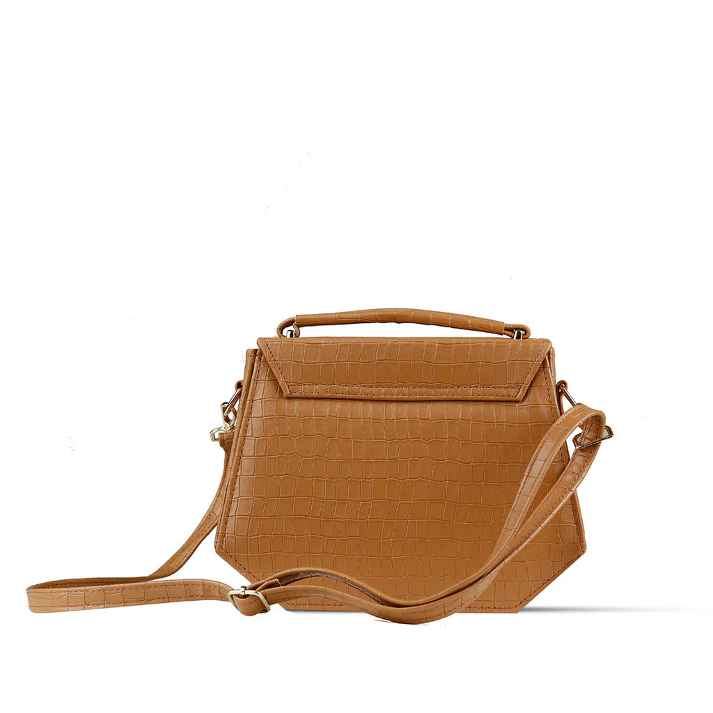 Hexa Brown women's handbag in brown by Bag X