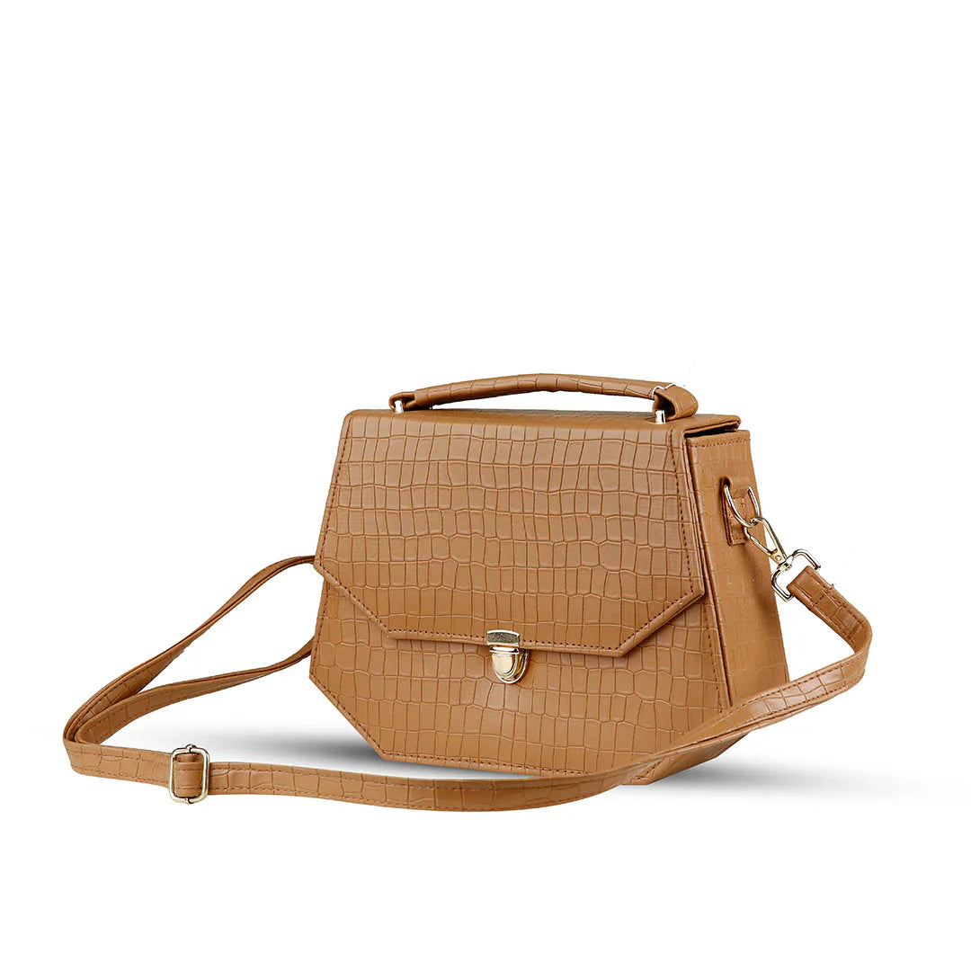 Hexa Brown women's handbag in brown by Bag X