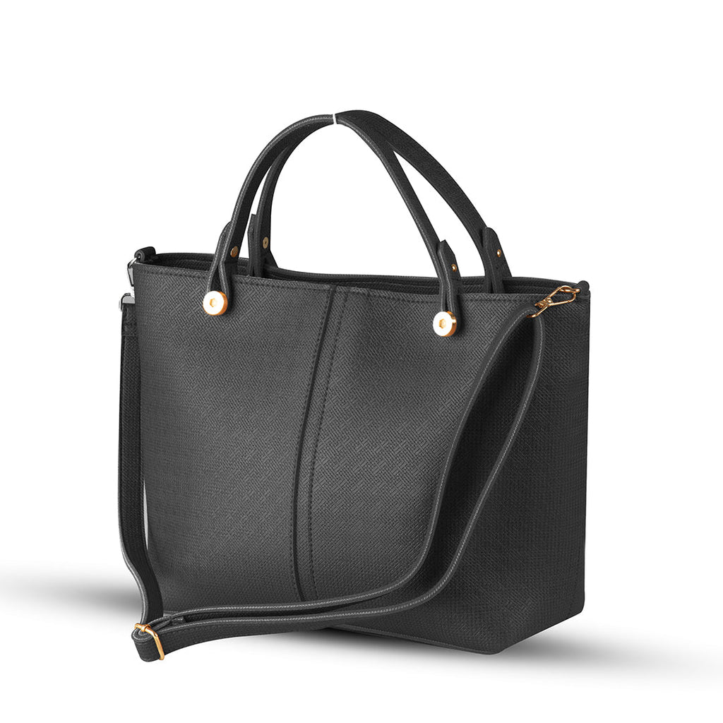 Diana Black women's shoulder bag in black by Bag X