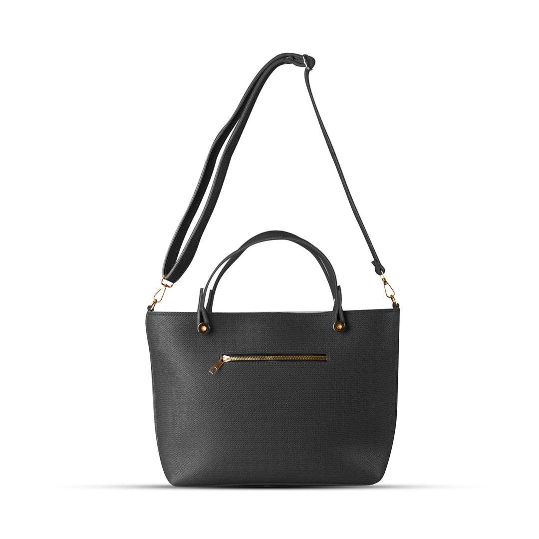 Diana Black women's shoulder bag in black by Bag X