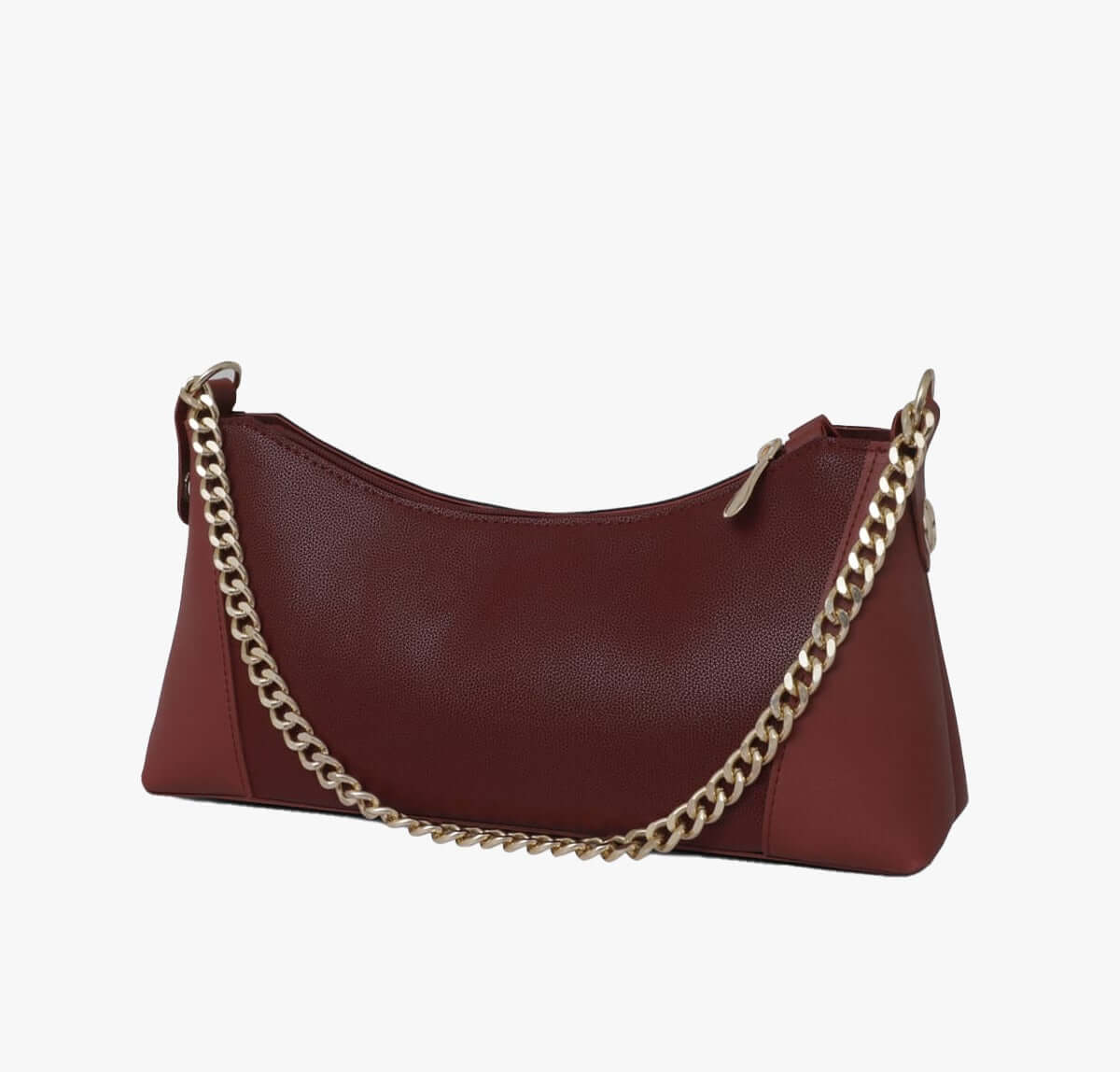 Crescent Maroon women's handbag in maroon by Bag X