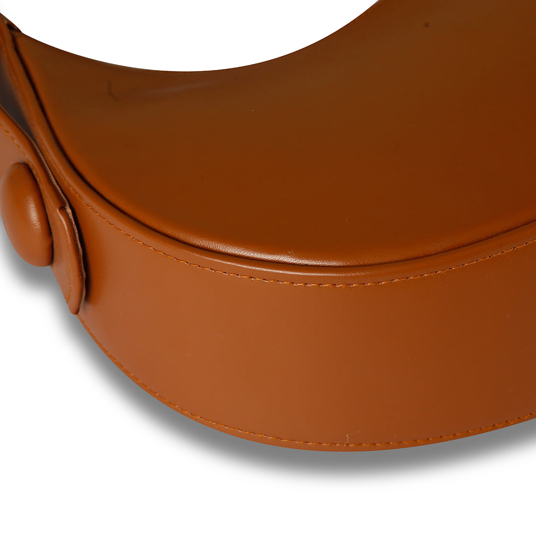 Ginny Brown women's shoulder bag in brown by Bag X