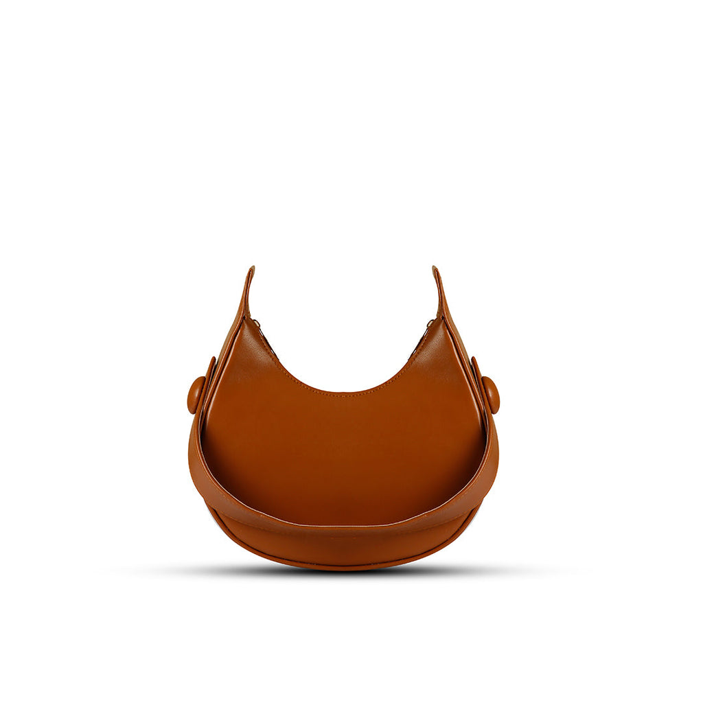 Ginny Brown women's shoulder bag in brown by Bag X