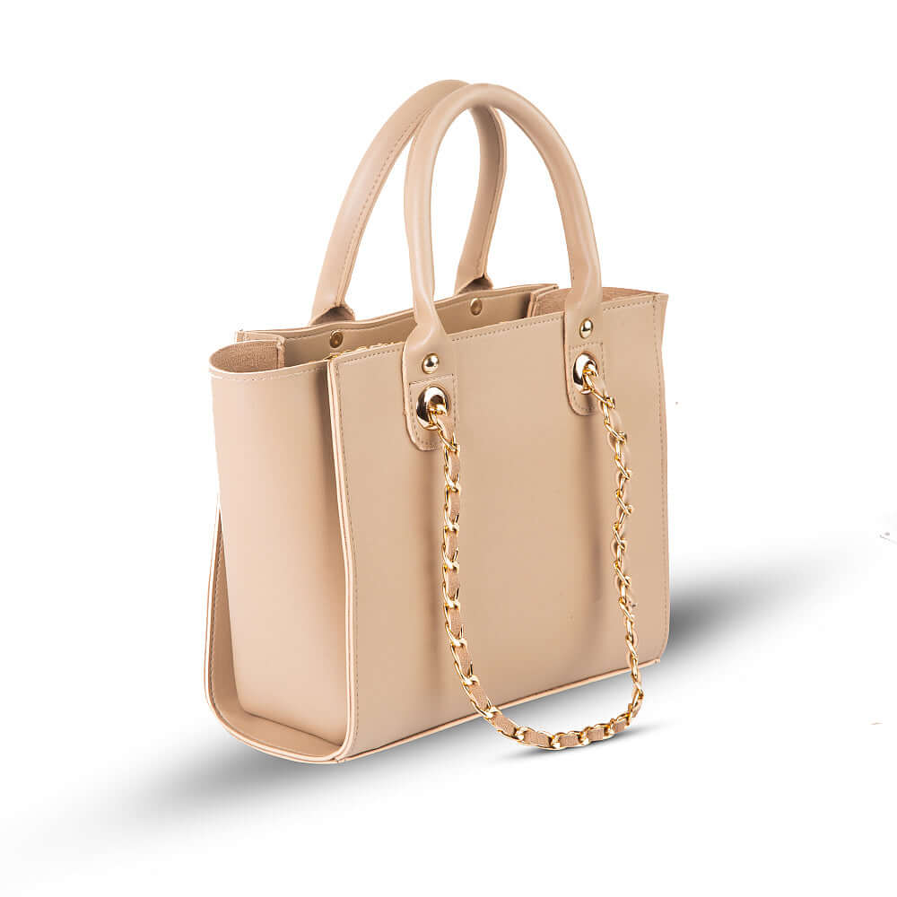 Plush Beige women's handbag in beige by Bag X