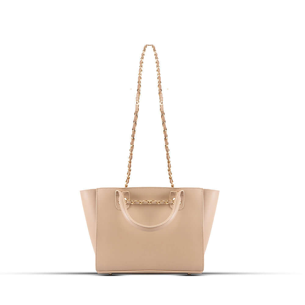 Plush Beige women's handbag in beige by Bag X