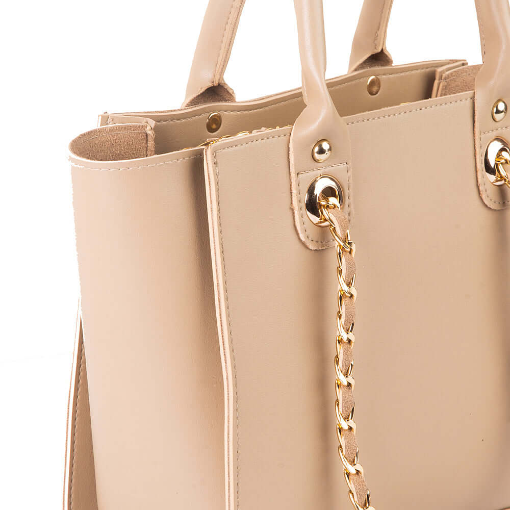 Plush Beige women's handbag in beige by Bag X