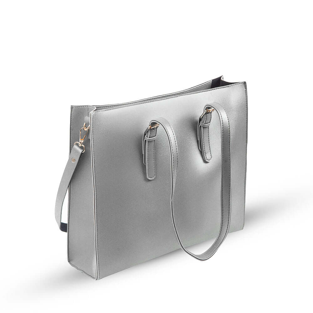 Blossom 3 Pcs Grey women's tote bag in grey by Bag X