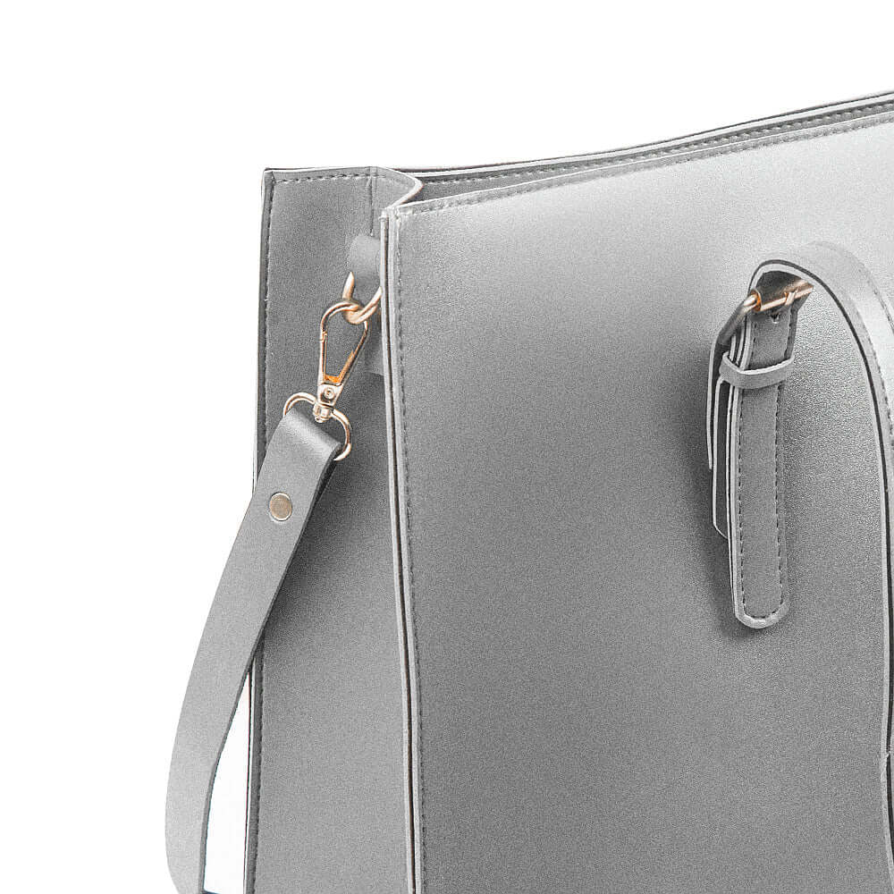 Blossom 3 Pcs Grey women's tote bag in grey by Bag X